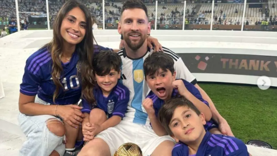 What are Messi kids names?