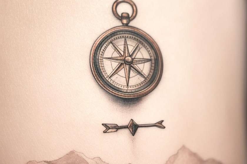 Compass Tattoo Ideas